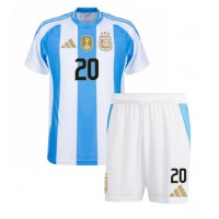 Camisa de time de futebol Argentina Alexis Mac Allister #20 Replicas 1º Equipamento Infantil Copa America 2024 Manga Curta (+ Calças curtas)